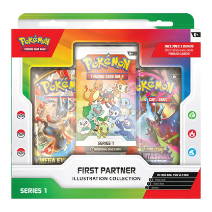 Pokemon Mega Evolution First Partner Illustration Collection Series 1 (EN)