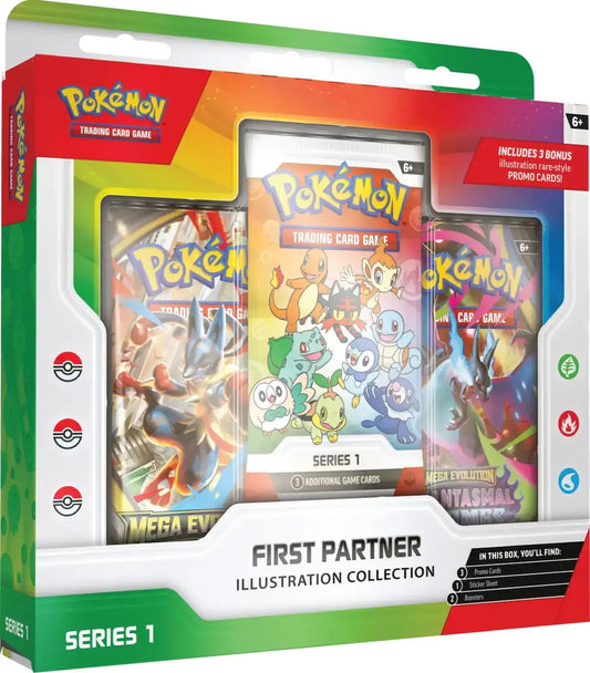 Pokemon Mega Evolution First Partner Illustration Collection Series 1 (EN)