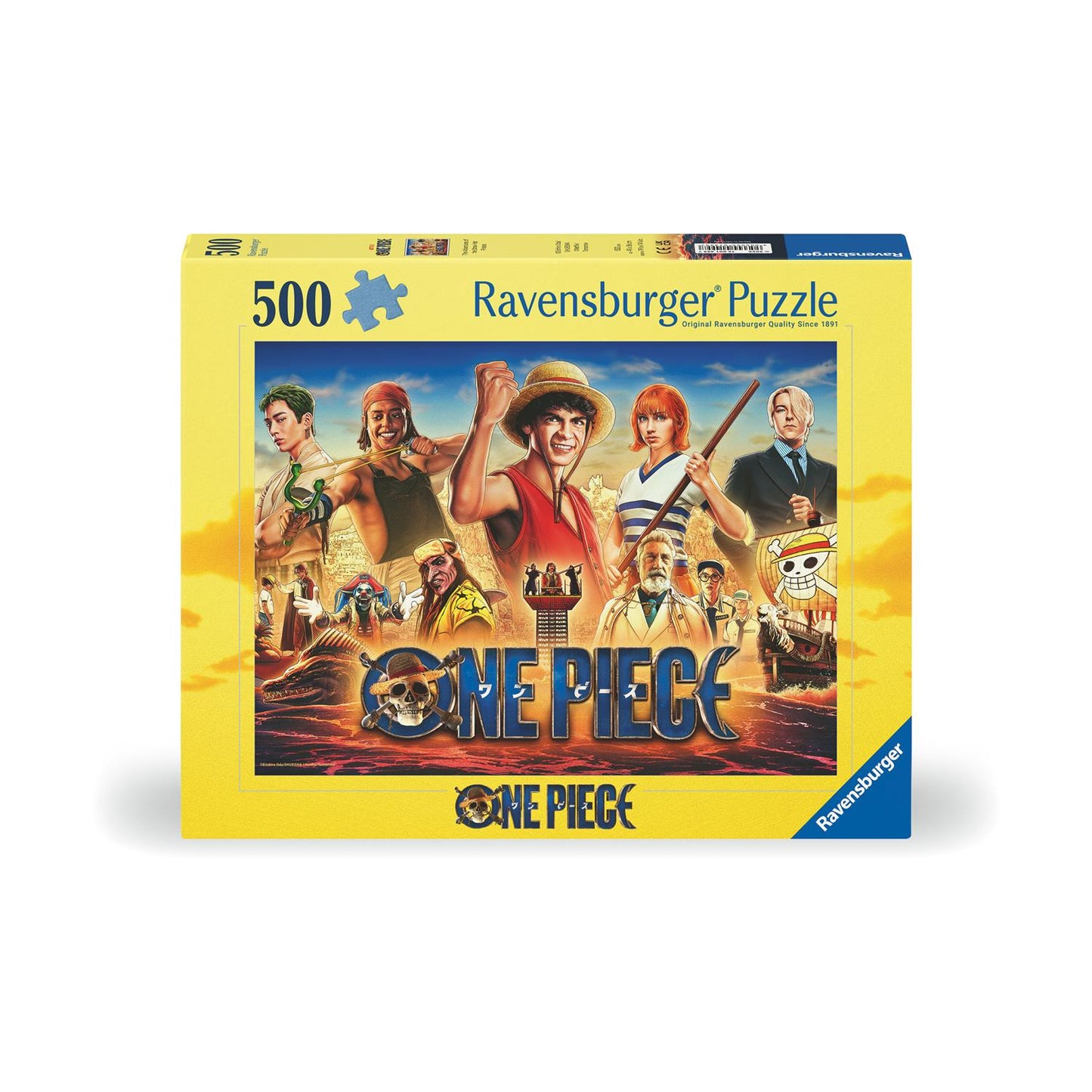 Ravensburger Puzzle: One Piece - The Adventure of the Straw Hat Pirates (500 pcs)
