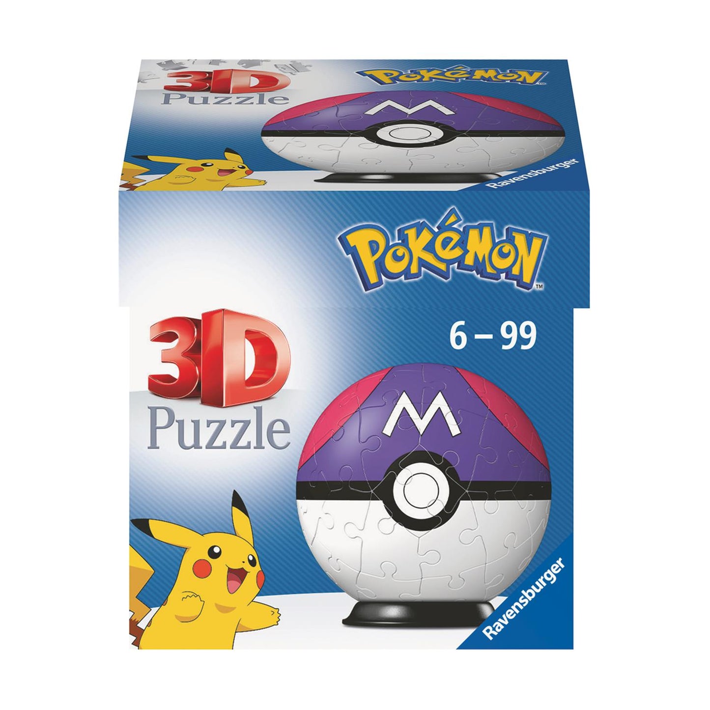 🧩 Ravensburger 3D Puzzle: Pokemon - Master Ball (55 pcs)