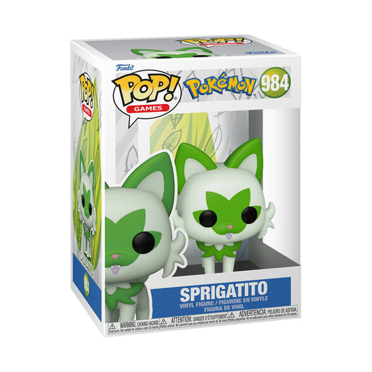 🌿🐾 Funko Pop! Games: Pokémon – Sprigatito #984 Vinyl Figure