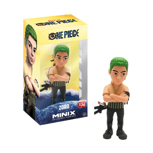 Minix Collectible Figurines: Anime - One Piece Roronoa Zoro Figure 12cm