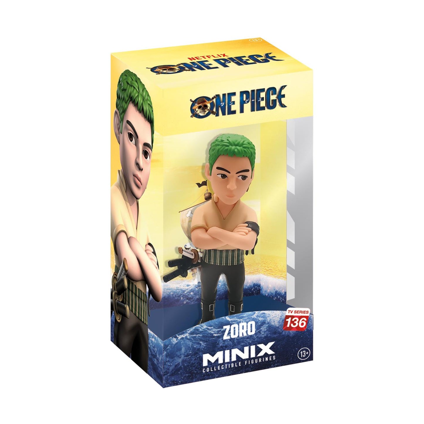 Minix Collectible Figurines: Anime - One Piece Roronoa Zoro Figure 12cm