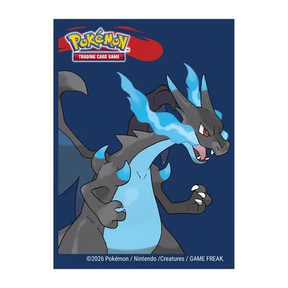 Ultra PRO Pokémon TCG – Mega Charizard X 65ct Deck Protector Sleeves (66 × 91 mm)