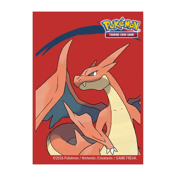 Ultra PRO Pokémon TCG – Mega Charizard Y 65ct Deck Protector Sleeves (66 × 91 mm)
