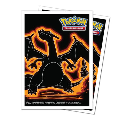 Ultra PRO Pokémon TCG – Charizard Neon Kanto 105ct APEX Deck Protector Sleeves (UK)