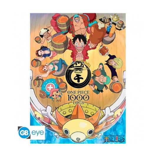 Abysse: One Piece - 1000 Logs Cheers Chibi Poster (52X38)🎃🎃🎃