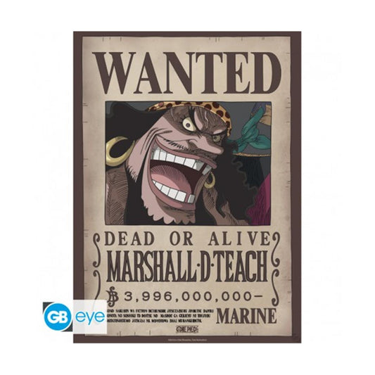 Abysse: One Piece - Wanted Blackbeard Wano Chibi Poster (52X38)