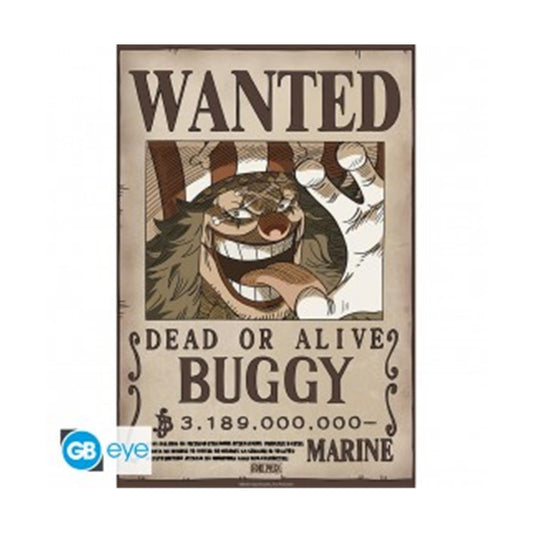 Abysse: One Piece - Wanted Buggy Wano Chibi Poster (52X38)