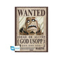 Abysse One Piece - Wanted God Usopp Poster Chibi (52x38cm)