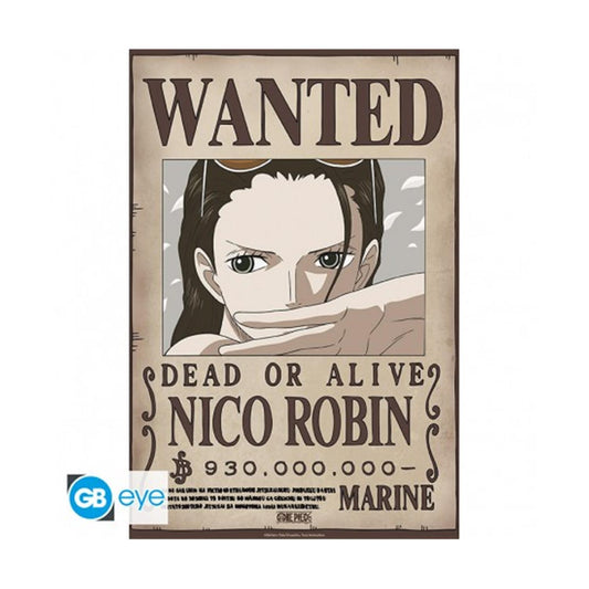 Abysse: One Piece - Wanted Nico Robin Wano Chibi Poster (52X38)🎃🎃🎃