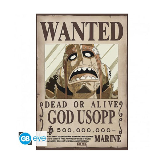 Abysse: One Piece - Wanted Usopp Wano Chibi Poster (52X38)