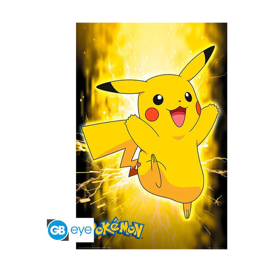 Abysse: Pokemon - Pikachu Neon Maxi Poster (91.5X61)