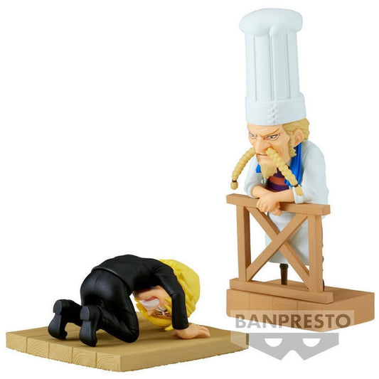 Banpresto WCF Log Stories: One Piece - Sanji & Zeff Statue (8cm)