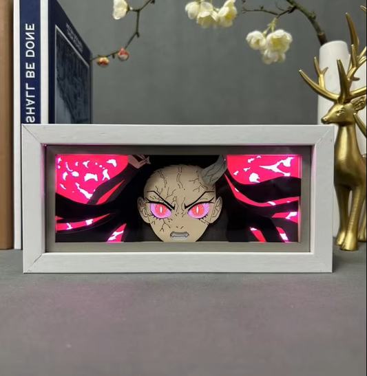Demon Slayer:Kimetsu no Yaiba - Nezuko Kamado / 3D LED Paper Carving Night Light