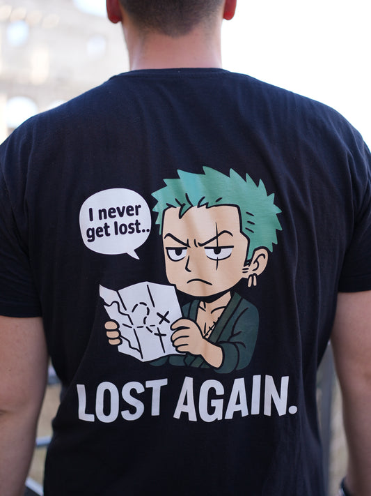 T-Shirt "Zoro’s Lost Map" — Wrong Turns, Legendary Moves