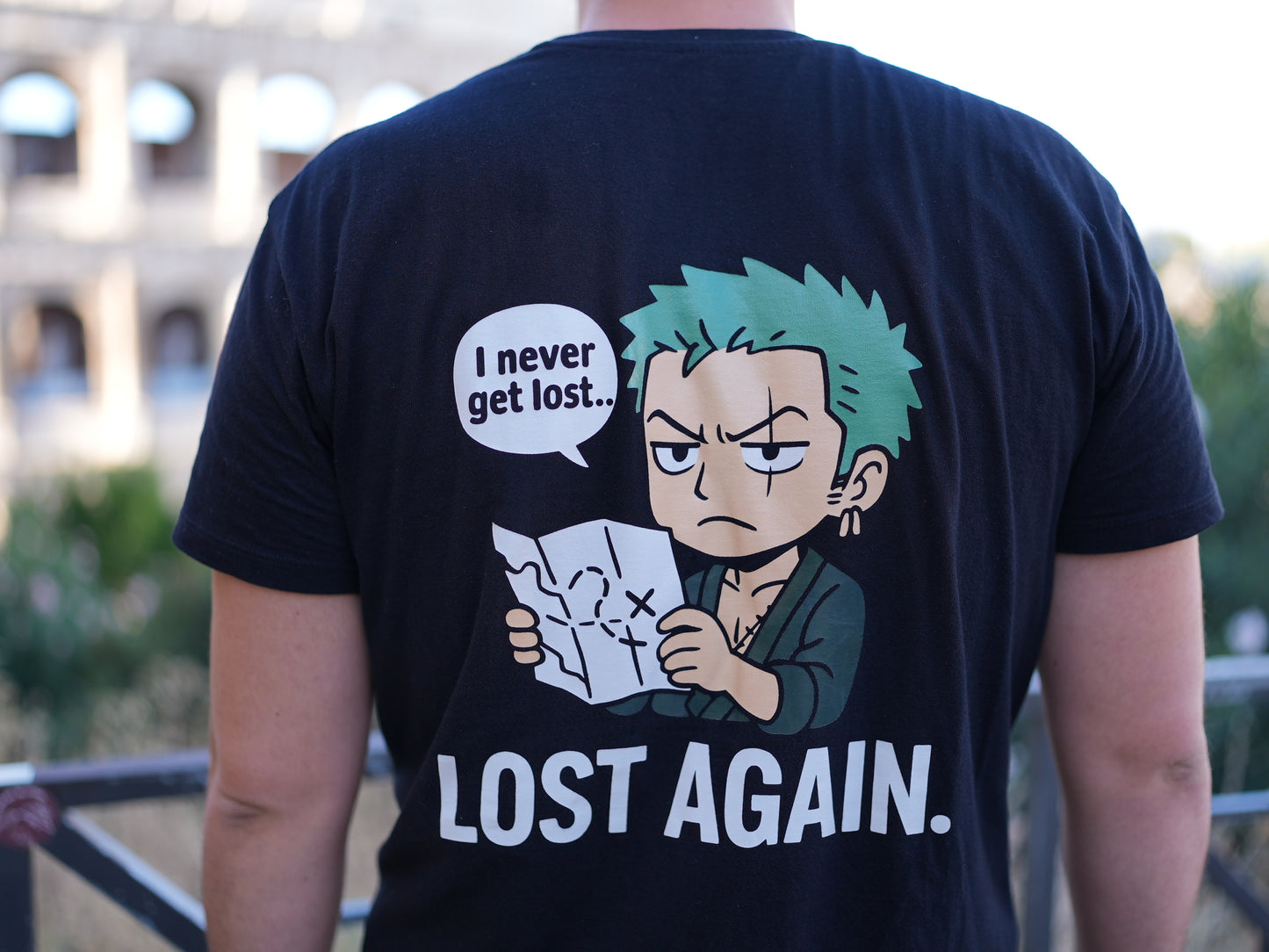 T-Shirt "Zoro’s Lost Map" — Wrong Turns, Legendary Moves