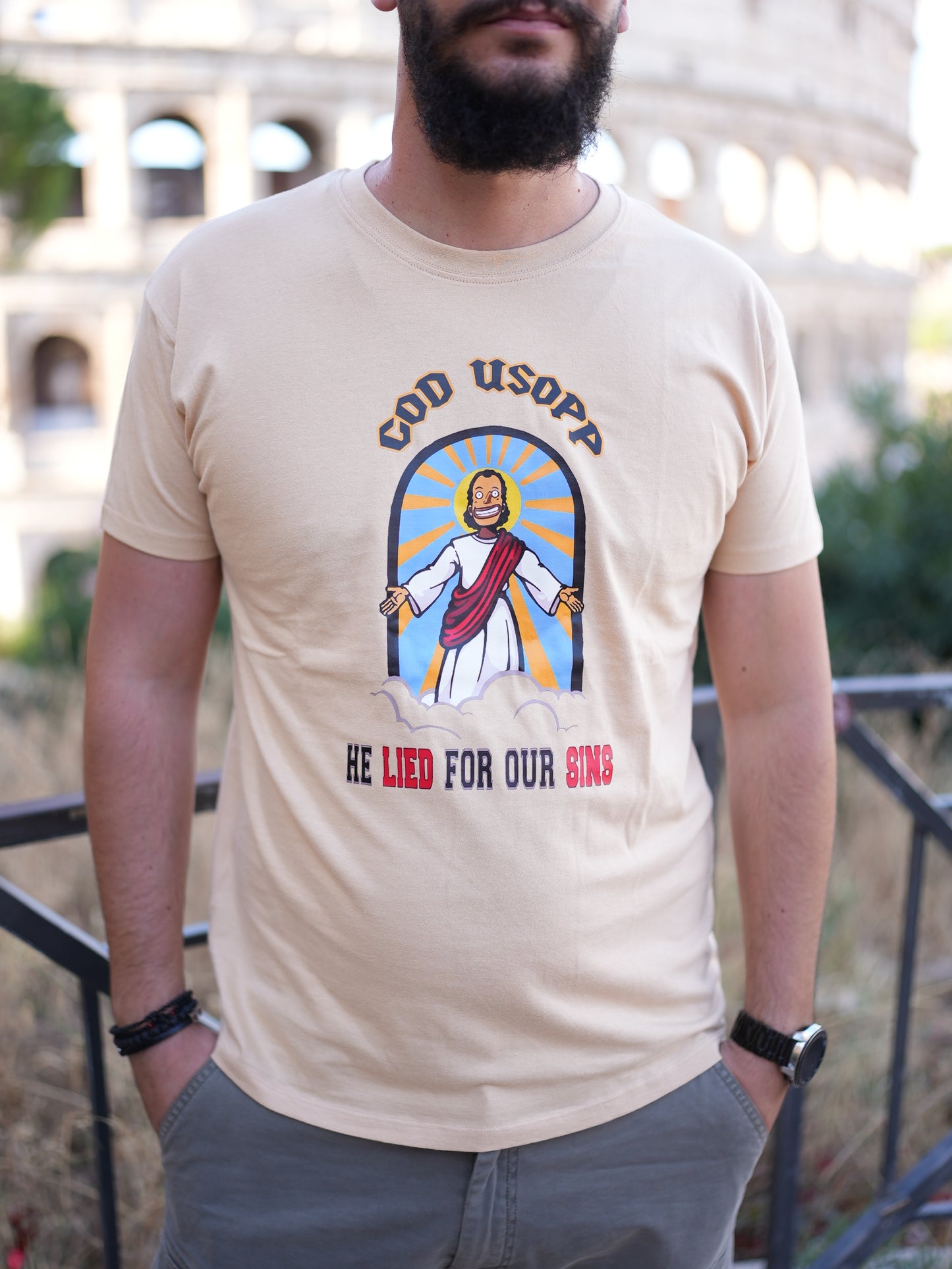 T-Shirt “God Usopp” — Divine Lies, Legendary Status