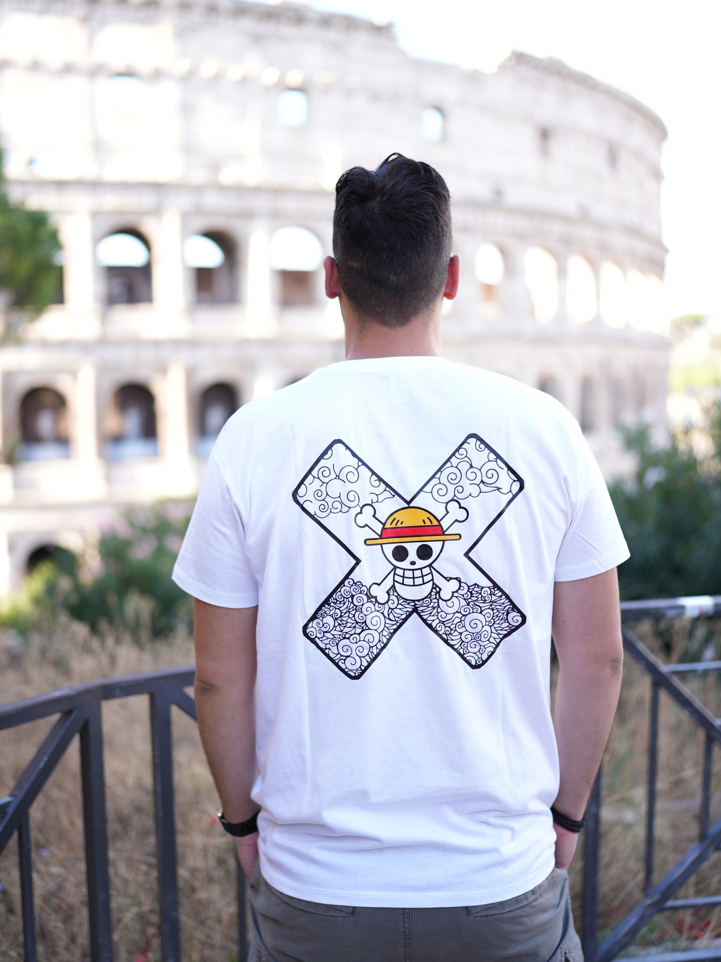 T-Shirt “Grand Line Cross” — Crew Pride, Sea Spirit