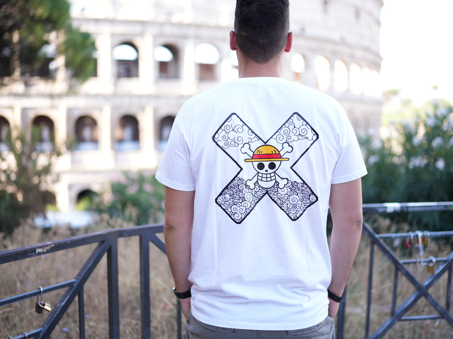 T-Shirt “Grand Line Cross” — Crew Pride, Sea Spirit