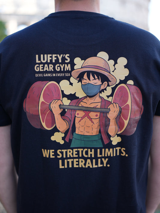 T-Shirt "Luffy's Gear Gym" – Devil Gains in Every Sea 🎃🎃🎃