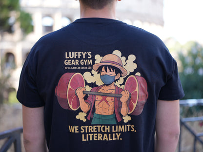 T-Shirt "Luffy's Gear Gym" – Devil Gains in Every Sea 🎃🎃🎃