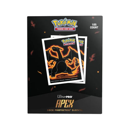 Ultra PRO Pokémon TCG – Charizard Neon Kanto 105ct APEX Deck Protector Sleeves (UK)