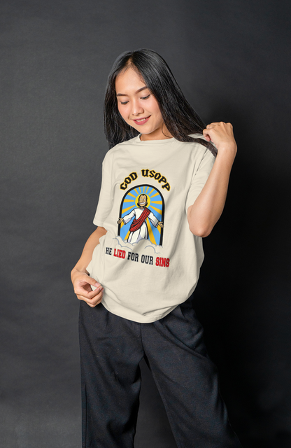 T-Shirt “God Usopp” — Divine Lies, Legendary Status