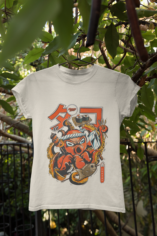 T-Shirt “Octopus Sensei” — Served Fresh, Hits Hard