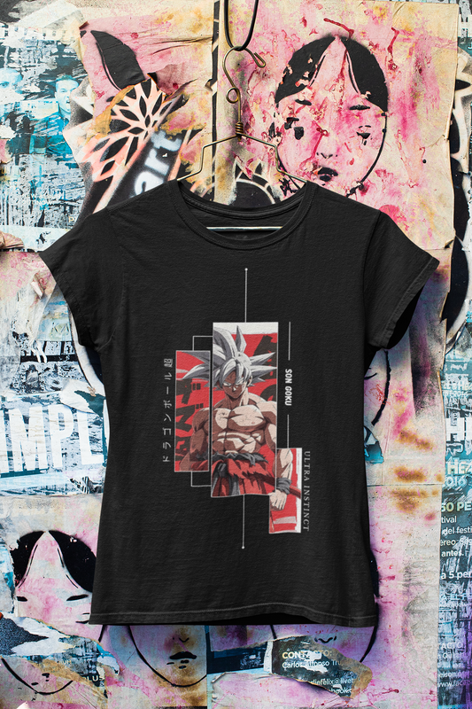 T-Shirt “Ultra Instinct” — Calm Body, Absolute Power 🐉⚡