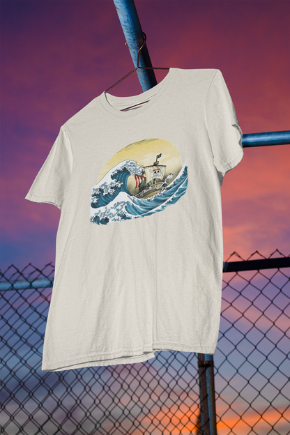Going Merry on the Big Wave T-Shirt — Sail Beyond Limits 🌊🏴‍☠️
