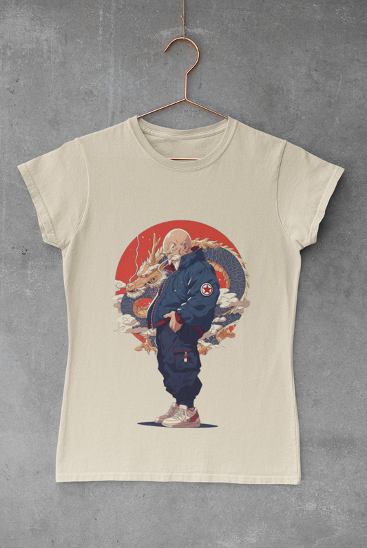 🏷️ Μπλουζάκι “Silent Saiyan” — Δύναμη Πέρα από τις Λέξεις🐉🖤