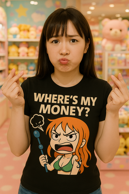 T-Shirt "Where’s My Money?" — Cute Looks, Serious Business