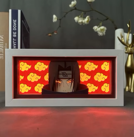 Naruto Shippuden - Itachi Uchiha / 3D LED Paper Carving Night Light (Copy)