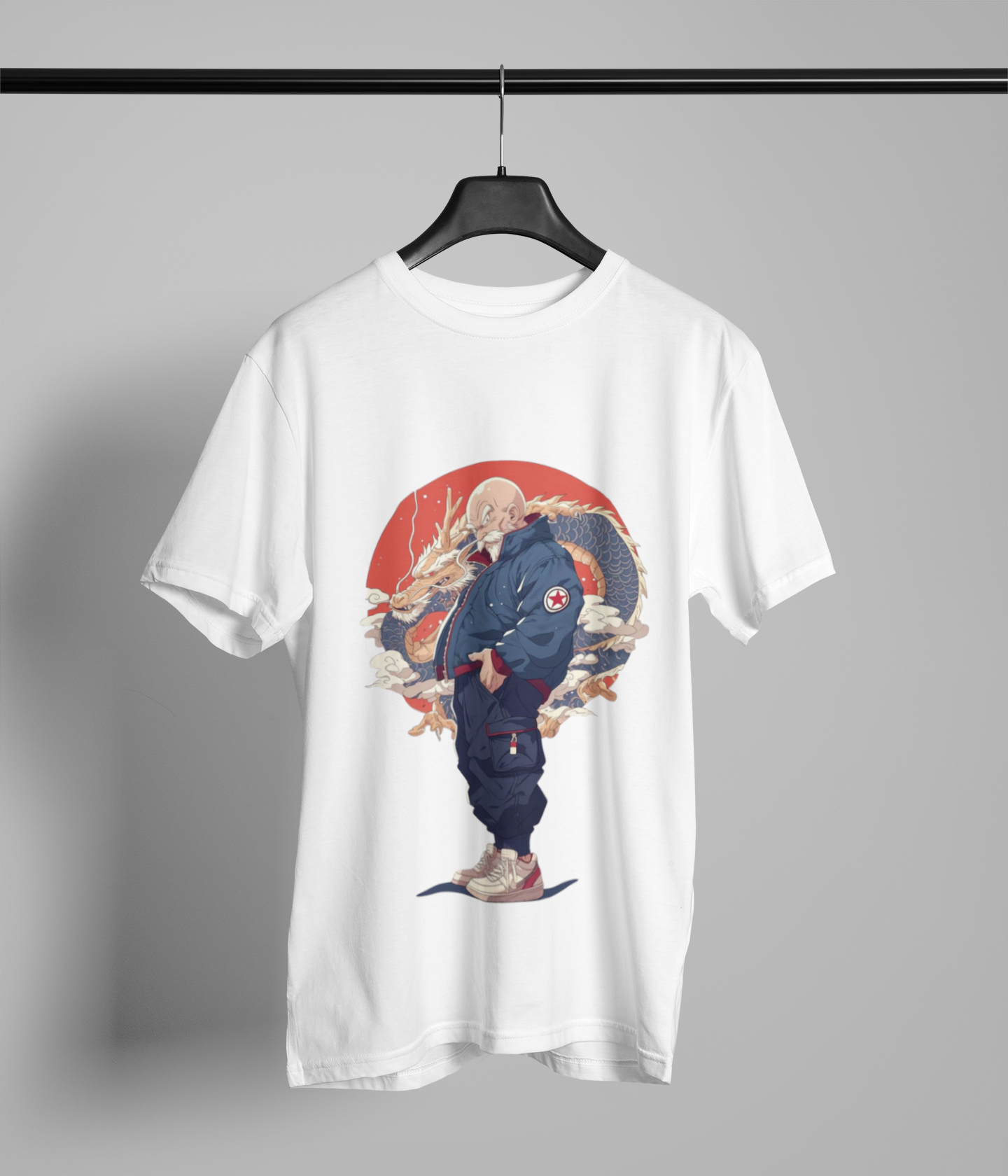 🏷️ T-Shirt “Silent Saiyan” — Power Beyond Words🐉🖤