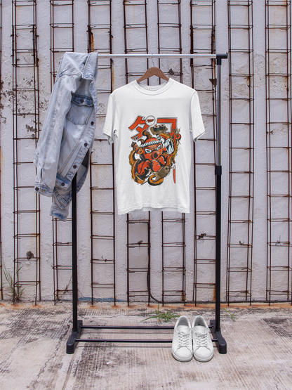 Μπλουζάκι “Octopus Sensei” — Σερβίρεται φρέσκο, χτυπάει δυνατά